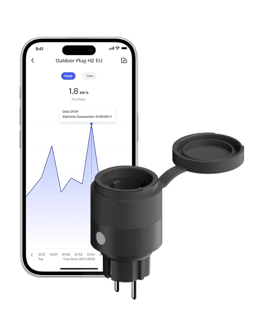 Aqara Outdoor Plug H2 EU : une prise connectée pour l’extérieur avec Zigbee, Thread et suivi de consommation